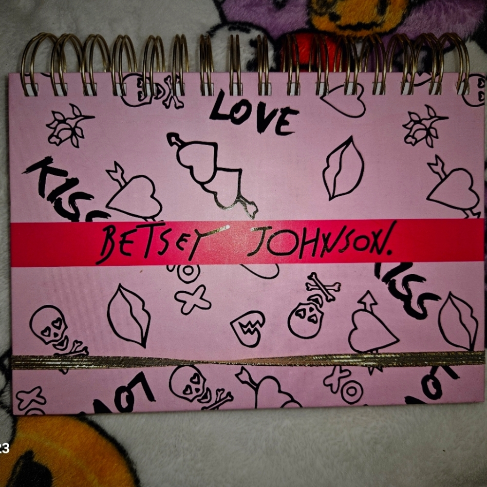 Betsy johnson notebook new